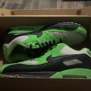 neon green rare air max 90 premiums size 14